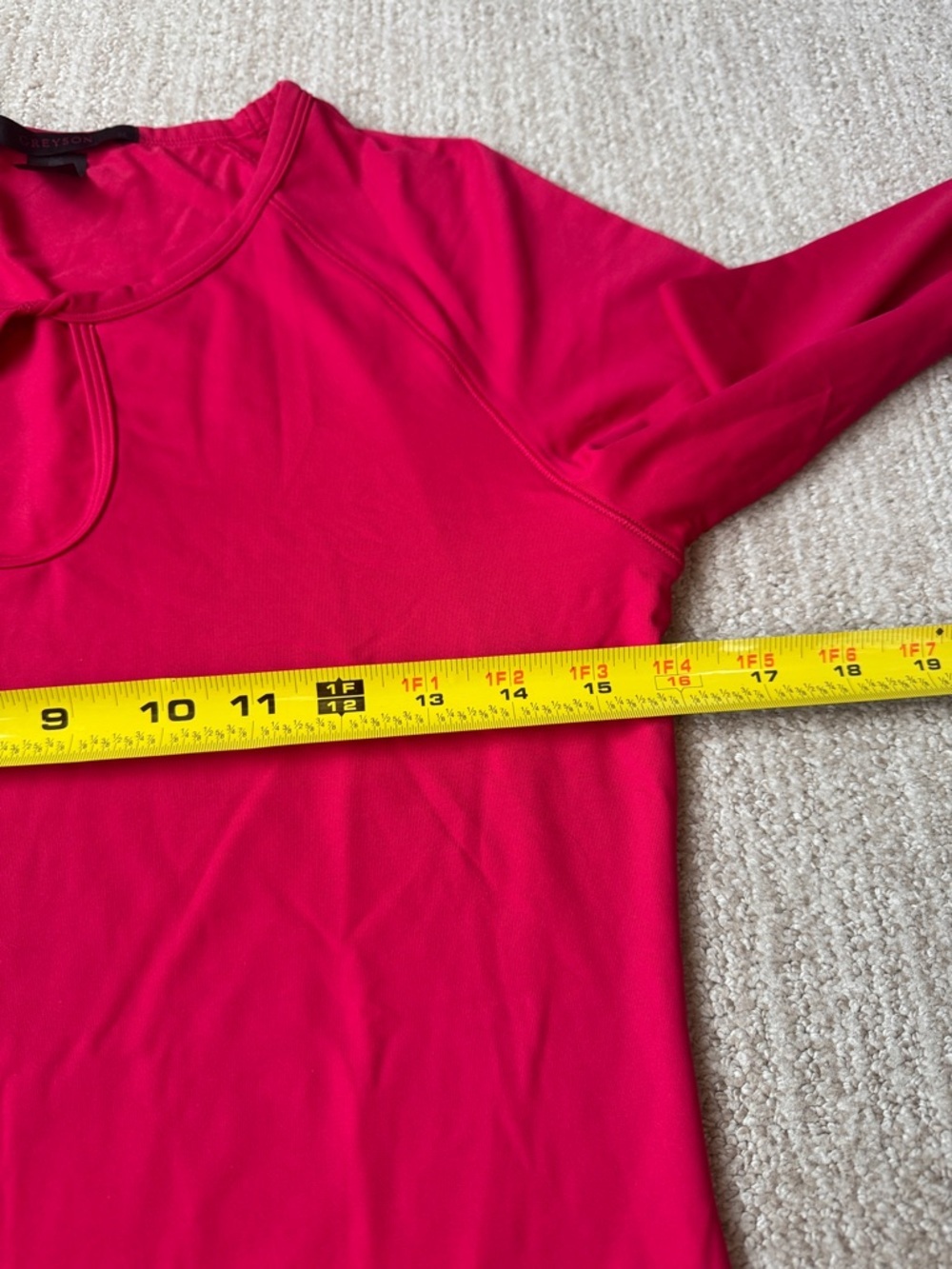 Greyson Womens Size M Scarlett Tulia Top Long Sleeve NWT Thumbholes Keyhole Golf - Picture 8 of 10